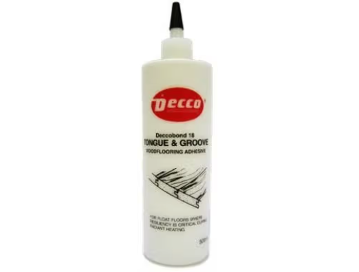 Tenco Westech - Deccobond 18 - Tongue & Groove Wood Flooring Adhesive - 500 ml