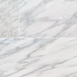 pMSI - Marble Tile - Arabescato Carrara - Polished Finish - 6" x 12"