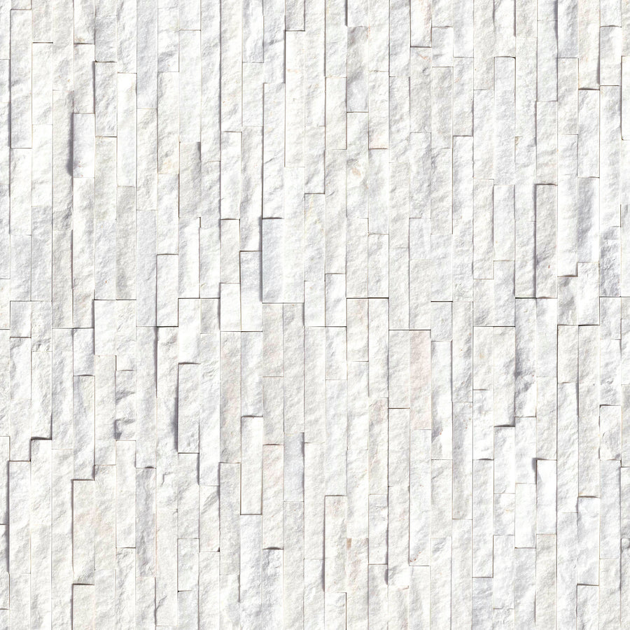 MSI - RockMount™ Stacked Stone Panels - Arctic White - 6" x 24"