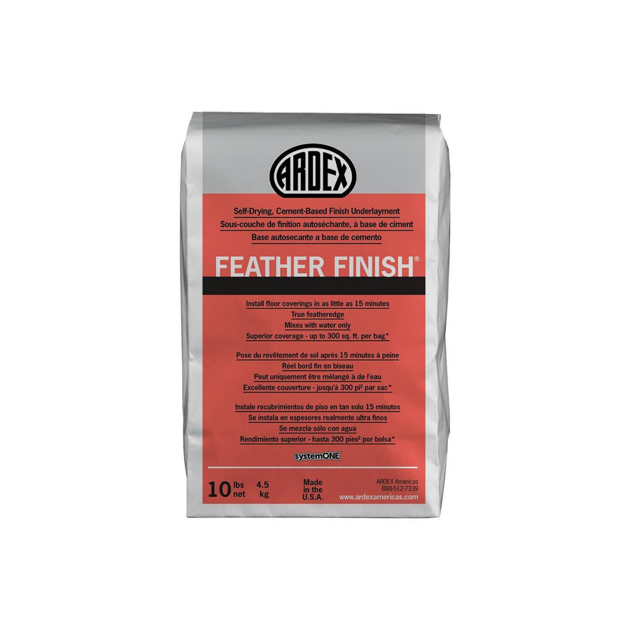 Ardex - Feather Finish Cement-Based Finishing Underlayment, Gray - 10 lb (4.5 kg) Bag