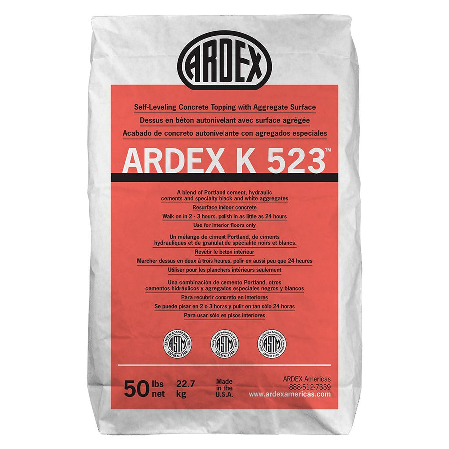 Ardex - K 523 Self-Leveling Concrete Topping with Aggregate Surface - 50 lb (22.7 kg) Bag