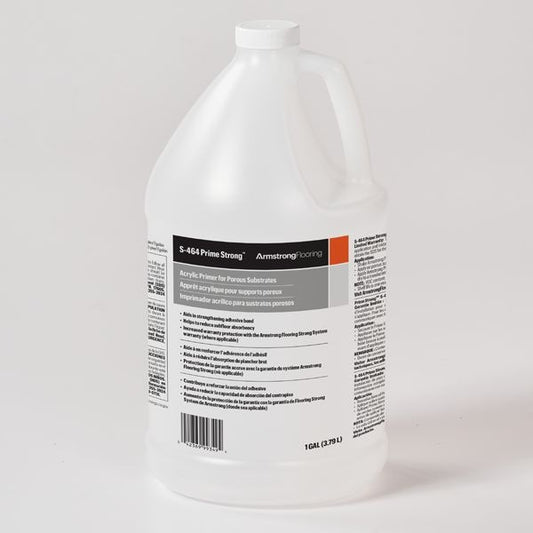 Armstrong S-464 Prime Strong Acrylic Primer for Porous Substrates – 1 Gallon Jug (3.78 L)