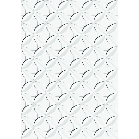 OLYMPIA TILE + STONE - Dalia Series - Glazed Wall Tile - Branco - 17" x 25"