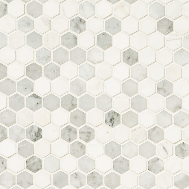 MSI - Backsplash Series - Bianco Dolomite Tibi Polished Tile - 1"