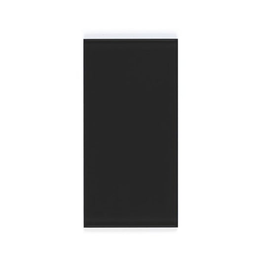 OLYMPIA TILE + STONE - 3D - Glass Tile - D Black Wet - 3" x 6"