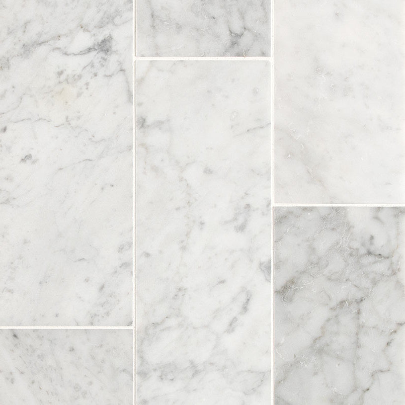 MSI - CARRARA WHITE HONED - Tile - 4" x 12"