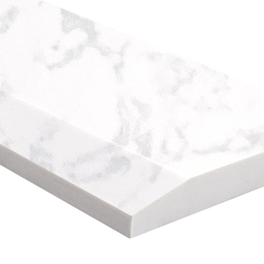 MSI - Polished Single Hollywood Threshold - Carrara White- 4" x 36" x 0.75"