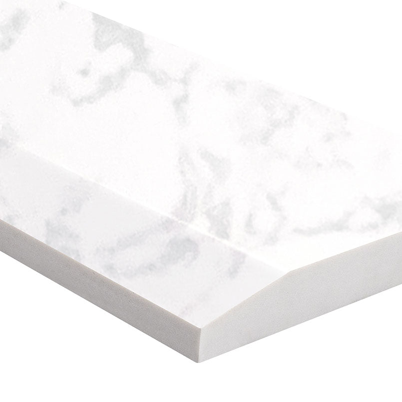 MSI - Polished Single Hollywood Threshold - Carrara White- 4" x 36" x 0.75"
