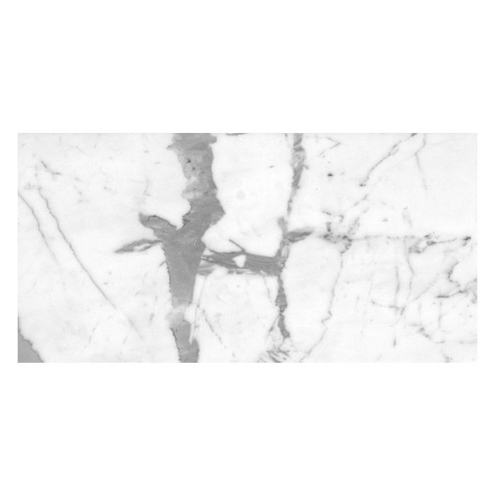 OLYMPIA TILE + STONE - 3D - Tile - D Carrara Arabescato - 12" x 24"