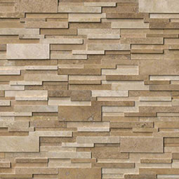 MSI - RockMount™ Stacked Stone Panels - Casa Blend 3D Honed - 6" x 24"