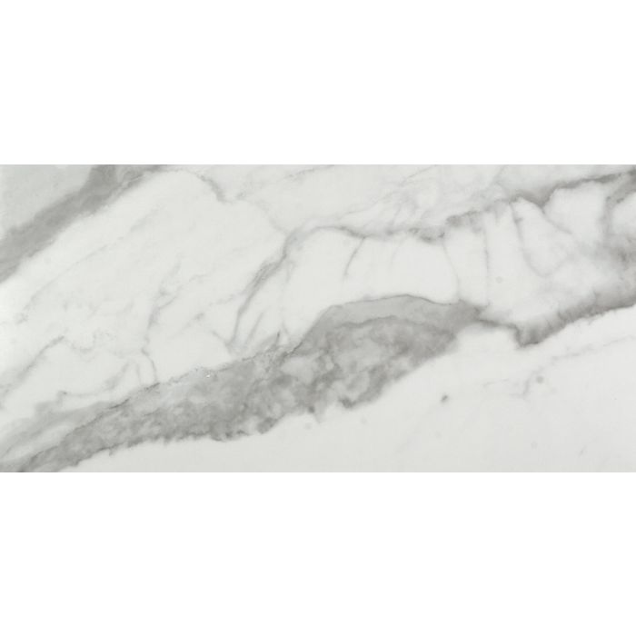 OLYMPIA TILE + STONE - Eterna Series - Porcelain Tile - Calacatta Grey - 12" x 24"