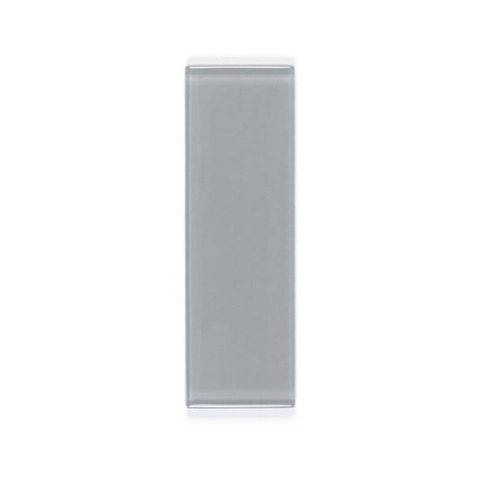 OLYMPIA TILE + STONE - 3D - Glass Tile - D Charcoal Grey - 4" x 16"