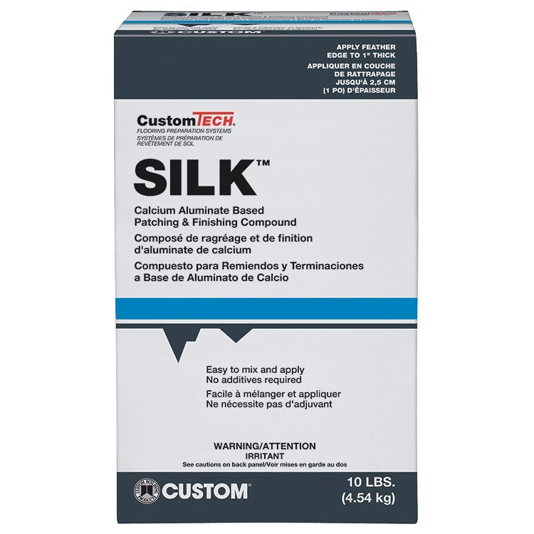 CustomTech - Silk Patching and Finishing Compound for Concrete - 10 lb (4.5 kg) Bag