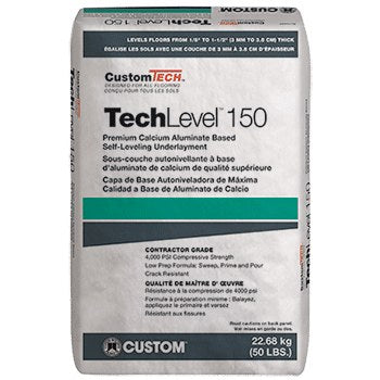 CustomTech - TechLevel 150 Self-Leveling Underlayment - 50 lb (22.7 kg) Bag
