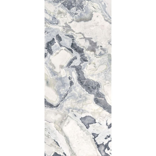 OLYMPIA TILE + STONE - Pietre Supreme Series - Porcelain Tile - Dover White - 48" x 110"