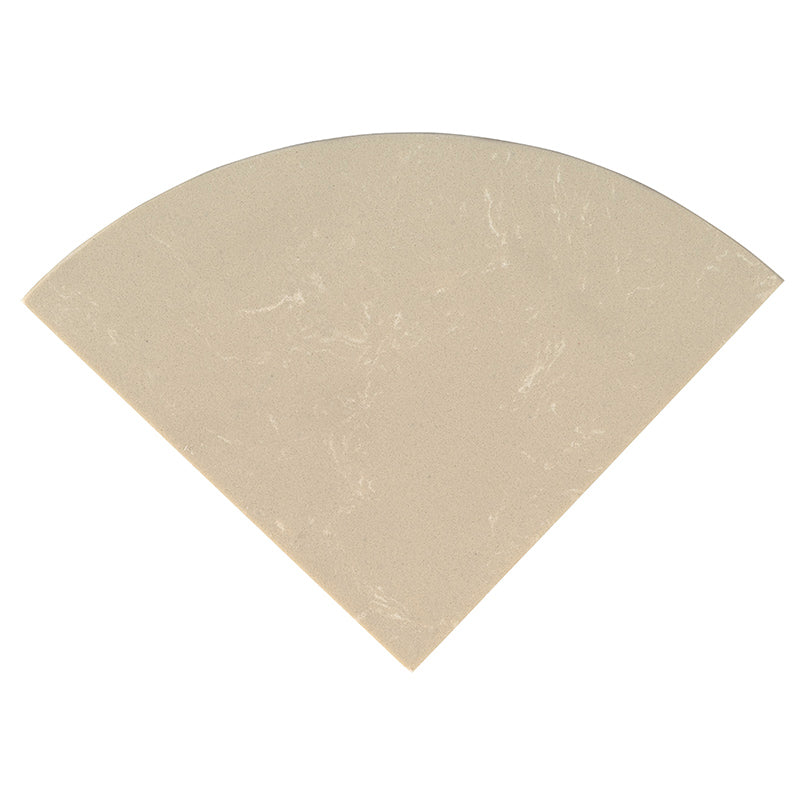 MSI - Engineered Beige Radius Corner Shelf - 9"