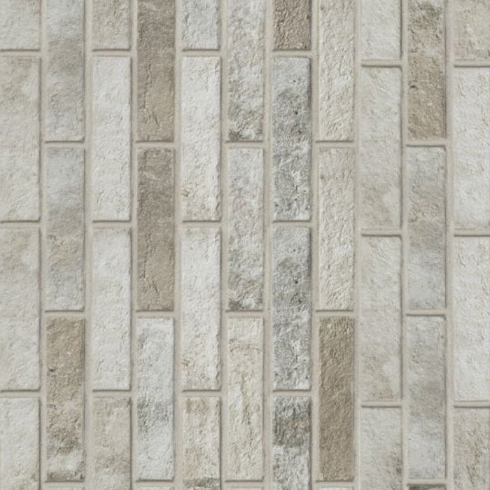 OLYMPIA TILE + STONE - London Series - Porcelain Tile - Brick Fog - 2" x 10"