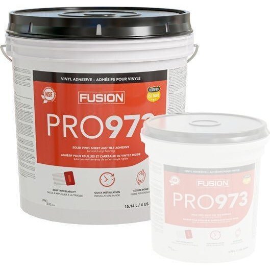 Fusion - PRO973 Vinyl Flooring Adhesive - 15.14 L (4 US gal)