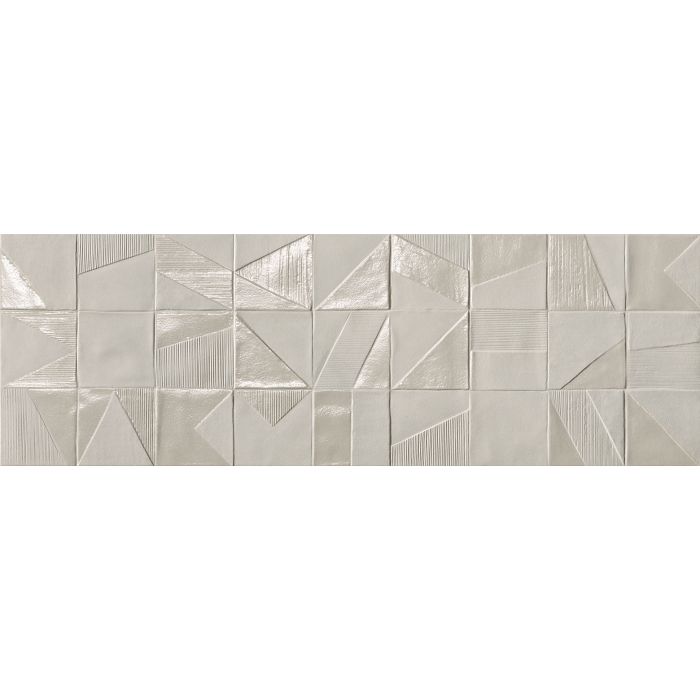 OLYMPIA TILE + STONE - Mat & More Series - Glazed Wall Tile - Grey Decor - 10" x 30"