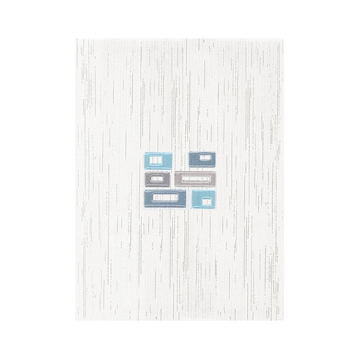 OLYMPIA TILE + STONE - Bamboo Series - Glazed Wall Tile - Grey Geometric - 6" x 8"