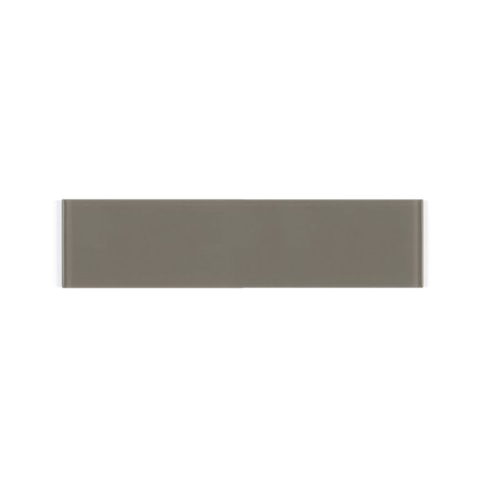 OLYMPIA TILE + STONE - 3D - Glass Tile - D Grey Wet - 4" x 16"