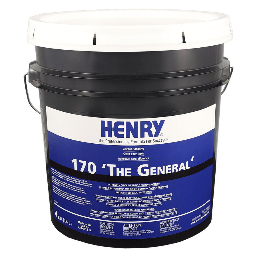 Henry - 170 "The General" Carpet Adhesive - 15.14 L (4 US gal)