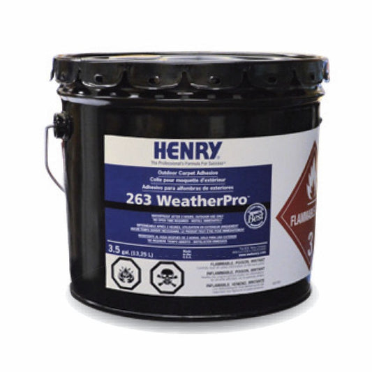 Henry - 263 WeatherPro Outdoor Carpet Adhesive - 13.25 L (3.5 US gal)