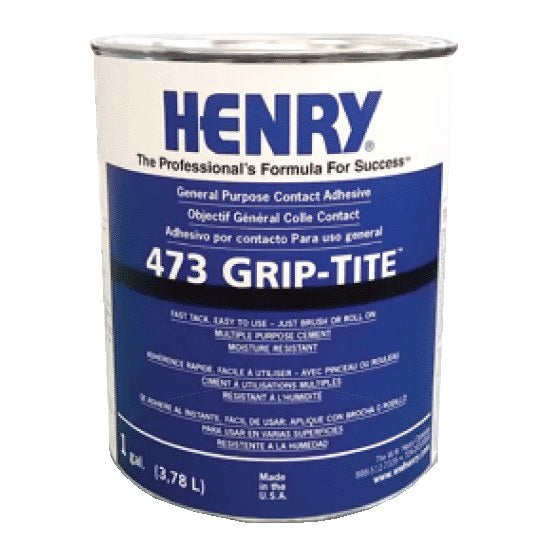 Henry - 473 Grip-Tite General Purpose Contact Adhesive - 3.78 L (1 US gal)