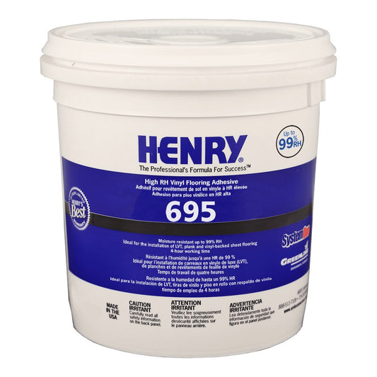 Henry - 695 High RH Vinyl Flooring Adhesive - 946 mL (1 US qt)