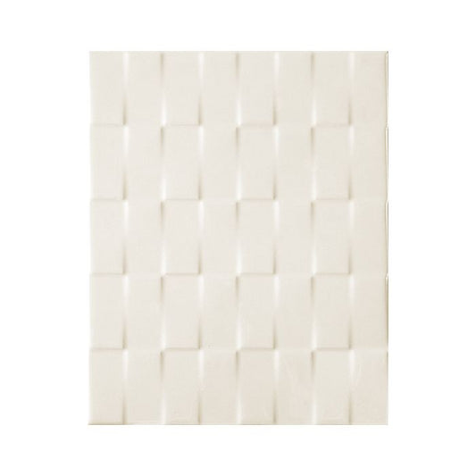 OLYMPIA TILE + STONE - Uniwall & Weave Series - Glazed Wall Tile - Ivory Weave - 8" x 10"