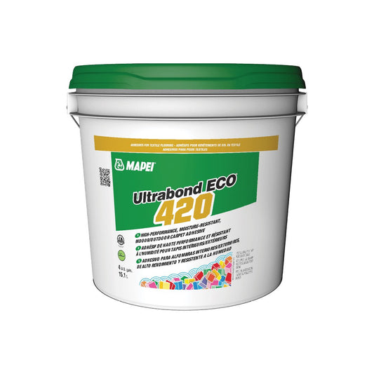 Mapei - Ultrabond ECO 420 Professional Outdoor Carpet Adhesive - 15.1 L (4 US gal)
