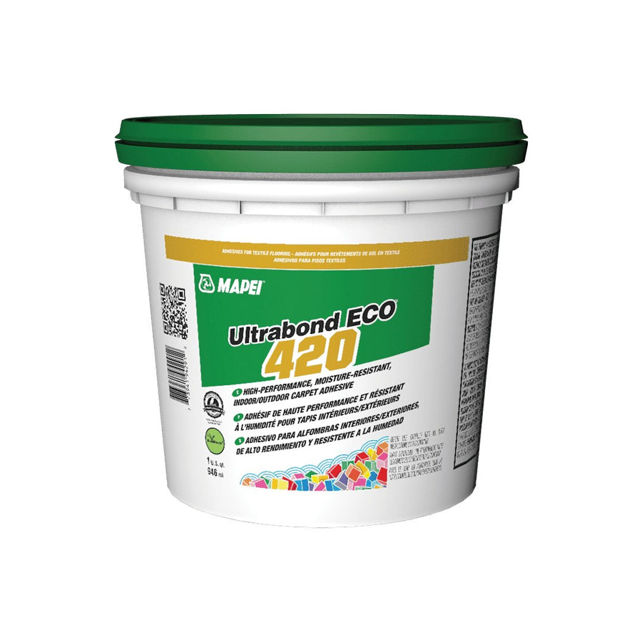 Mapei - Ultrabond ECO 420 Professional Outdoor Carpet Adhesive - 946 mL (1 US qt)