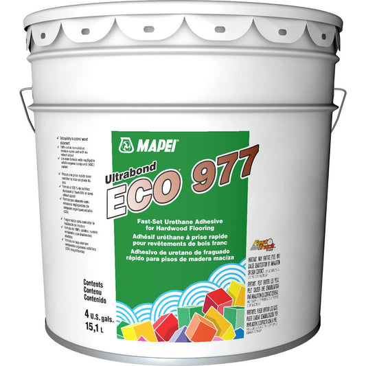 Mapei - Ultrabond ECO 977 Fast-Set Urethane Adhesive for Hardwood Flooring - 15.1 L (4 US gal)