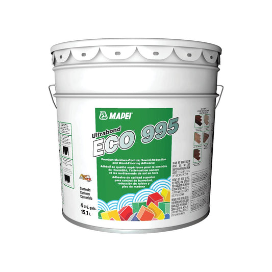 Mapei - Ultrabond Eco 995 Premium Urethane Adhesive for Hardwood Flooring - 15.1 L (4 US gal)