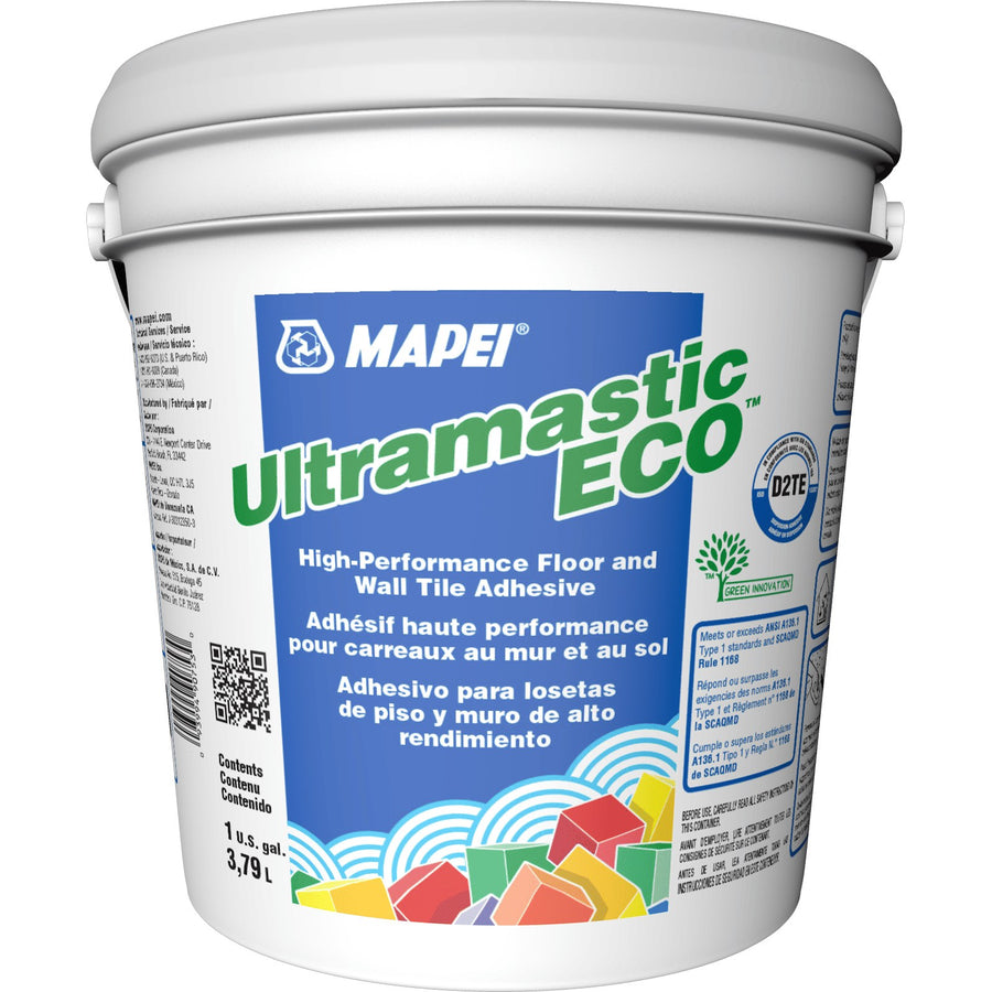 Mapei - Ultramastic ECO High-Performance Floor & Wall Tile Adhesive - 3.79 L (1 US gal)