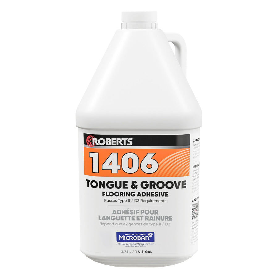 Roberts - 1406 Tongue and Groove Laminate and Wood Flooring Adhesive - 473 mL