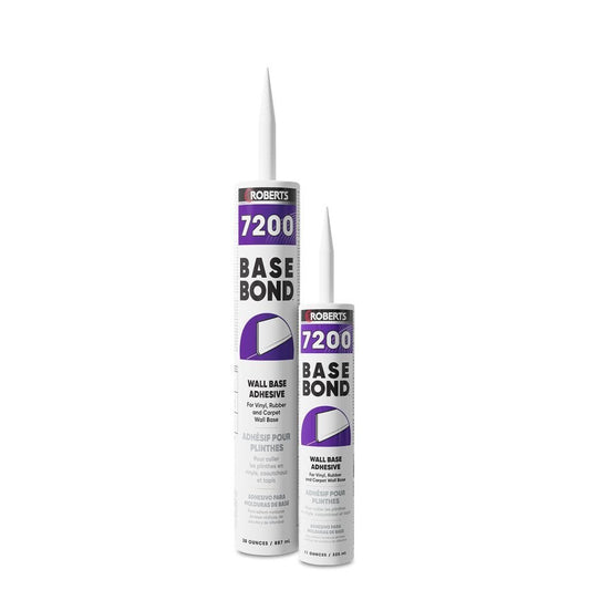 Roberts - 7200 High-Performance Base Bond Wall Base Adhesive - 946 mL (1 US qt)