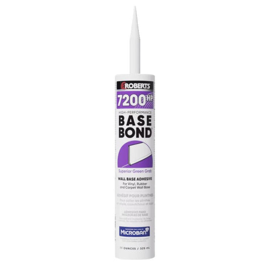 Roberts - 7200HP High-Performance Base Bond Cove Base Adhesive - 11 oz