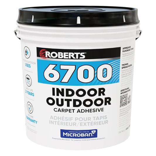 Roberts - Indoor/Outdoor Carpet Adhesive - 15.14 L (4 US gal)