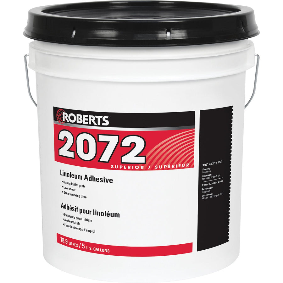 Roberts - Superior Adhesive 2072 (3072) for Linoleum - 18.93 L (5 US gal)