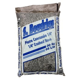 S. Boudrias - 1/4" Crushed Cleaned Stone - 30 kg Bag