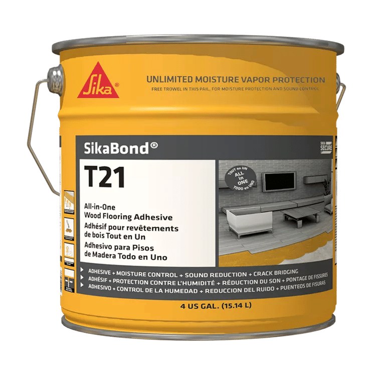 Sika - Sikabond-T21 All-In-One Polyurethane Adhesive - 15.4 L (4 US gal)