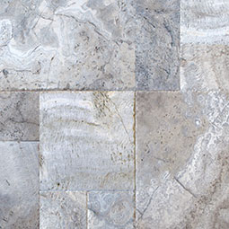 MSI - Travertine Tile - Silver Travertine - Tumbled - Pattern