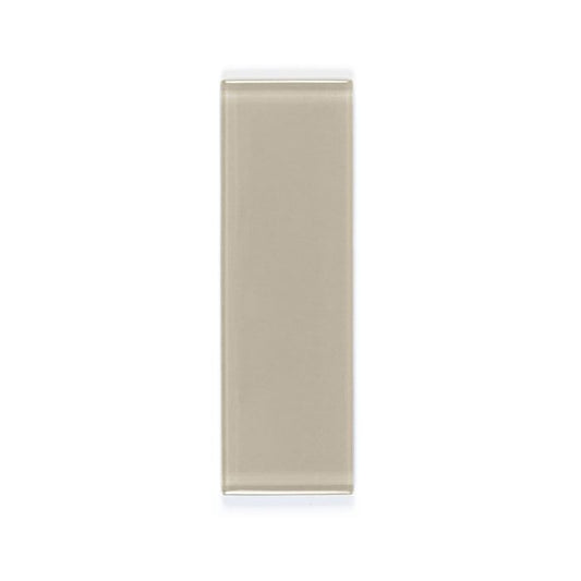 OLYMPIA TILE + STONE - 3D - Glass Tile - D Taupe Wet - 4" x 16"