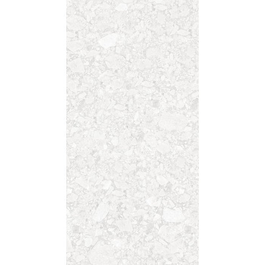 OLYMPIA TILE + STONE - Ceppo Di Grey Series - Porcelain Tile - White - 24" x 48"