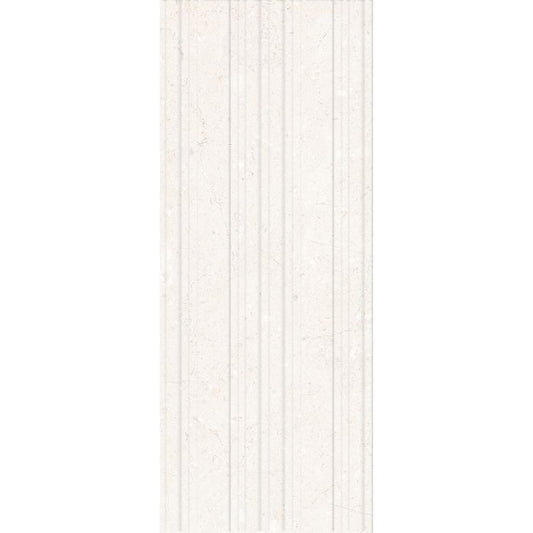 OLYMPIA TILE + STONE - Madison Series - Glazed Wall Tile - White Decor - 8" x 20"