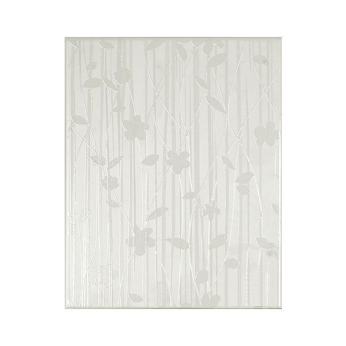 OLYMPIA TILE + STONE - Reflection Series - Glazed Wall Tile - White Decor - 6" x 8"