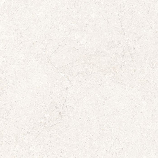 OLYMPIA TILE + STONE - Madison Series - Porcelain Tile - White - 18" x 18"