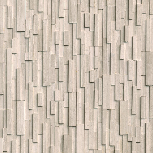 MSI - White Oak 3D Honed Ledger Corner - Tile - 6" x 18"
