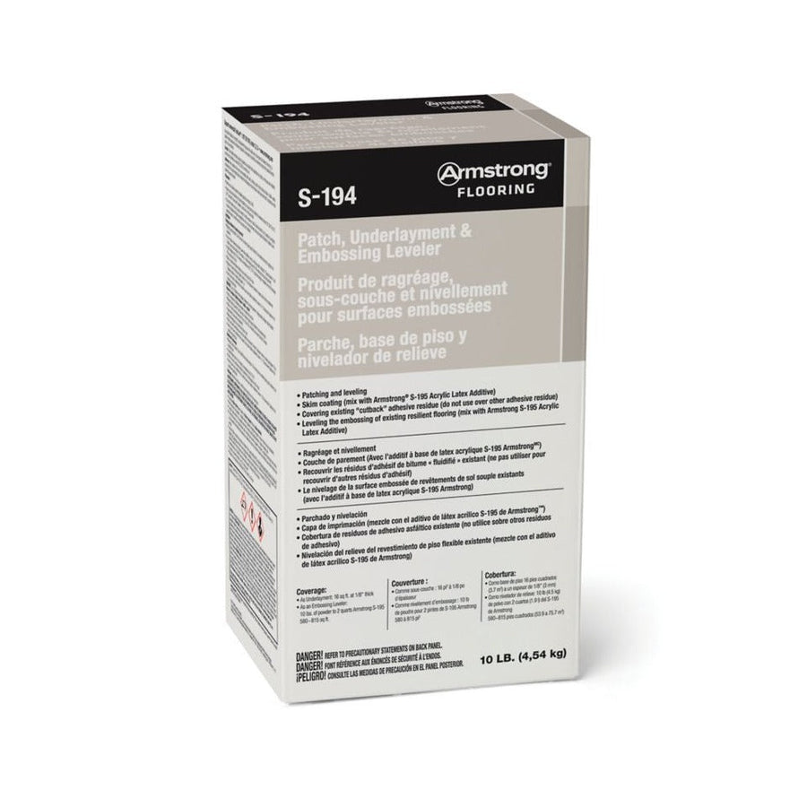 Armstrong S-194 Fast-Setting Patch Underlayment & Embossing Leveller - 25LB